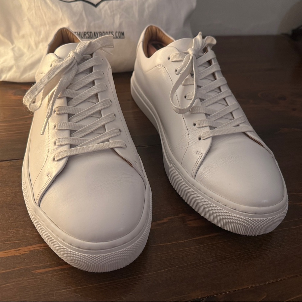 Thursday Boot Company - Premier Low Top in White Leather